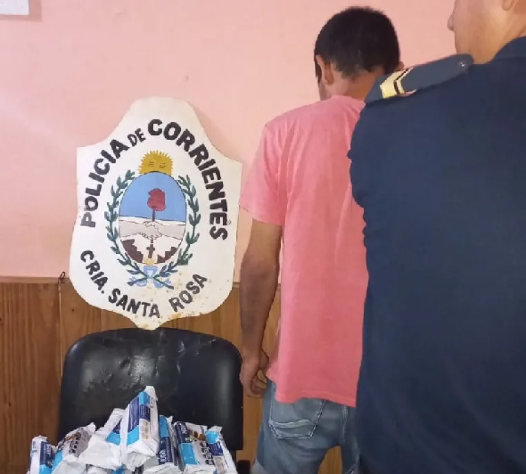 DEMORADO POR ROBAR BUDINES DE UNA ESCUELA