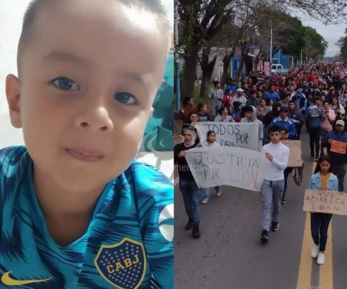 UNA MULTITUD SALIÓ A LAS CALLES A PEDIR POR LA APARICIÓN DE LOAN