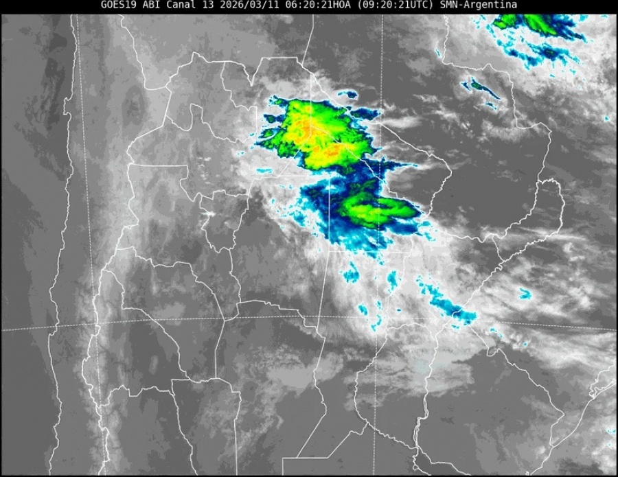PERSISTE EL ALERTA POR TORMENTAS PARA CAPITAL Y VARIAS LOCALIDADES